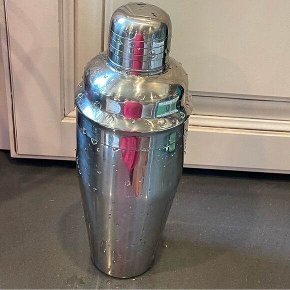 Cocktail shaker chrome polish stainless steel drink mixer - Picture 6 of 6